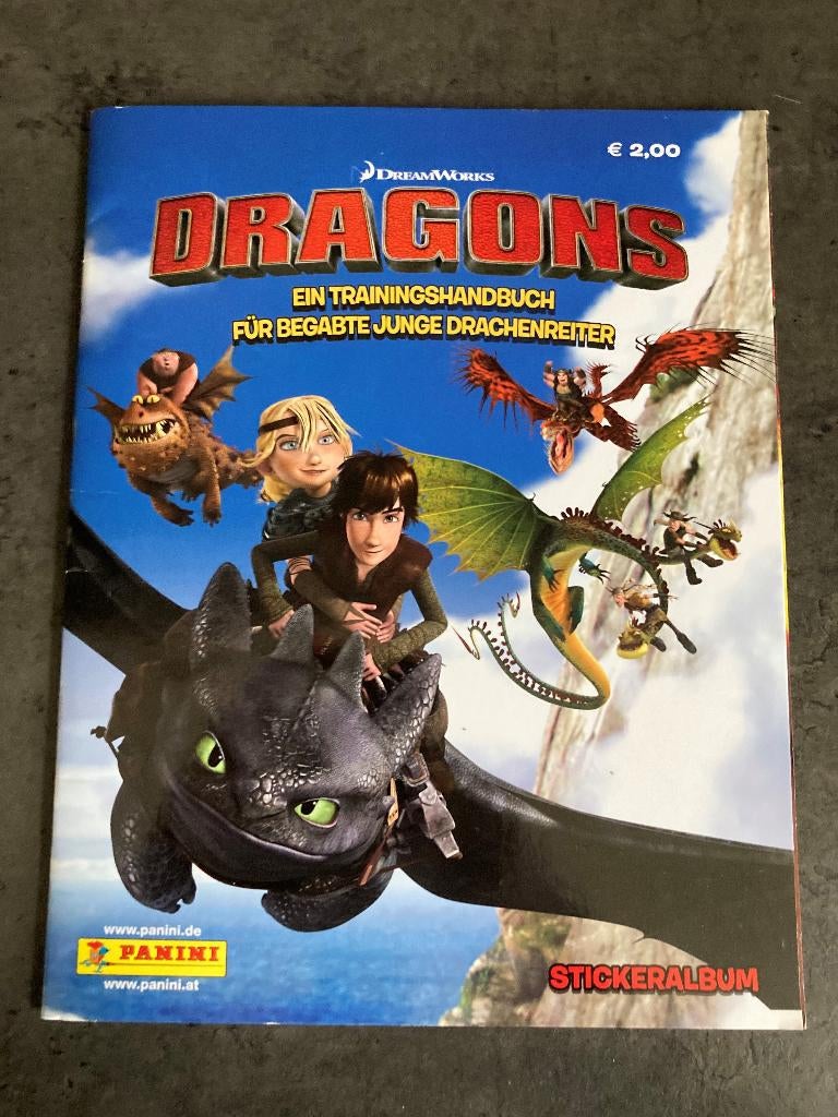 Panini - Dragons - Hoe tem ik een Draak 1 - stickers, Ophalen of Verzenden, Nieuw