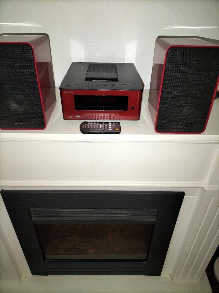 Onkyo microset met speakers en afstandsbediening, Audio, Tv en Foto, Stereo-sets, Ophalen