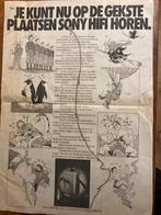 Sony Walkman Reclame - Theo van den Boogaard, 1980, Ophalen of Verzenden, Walkman