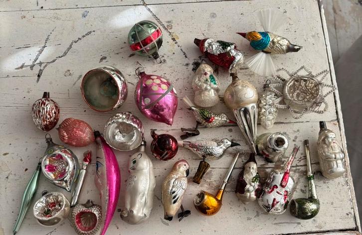 Oude kerstballen, Diversen, Kerst, Gebruikt, Ophalen of Verzenden