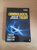 Criminologie theory context and consequences, Boeken, Gelezen, Ophalen of Verzenden