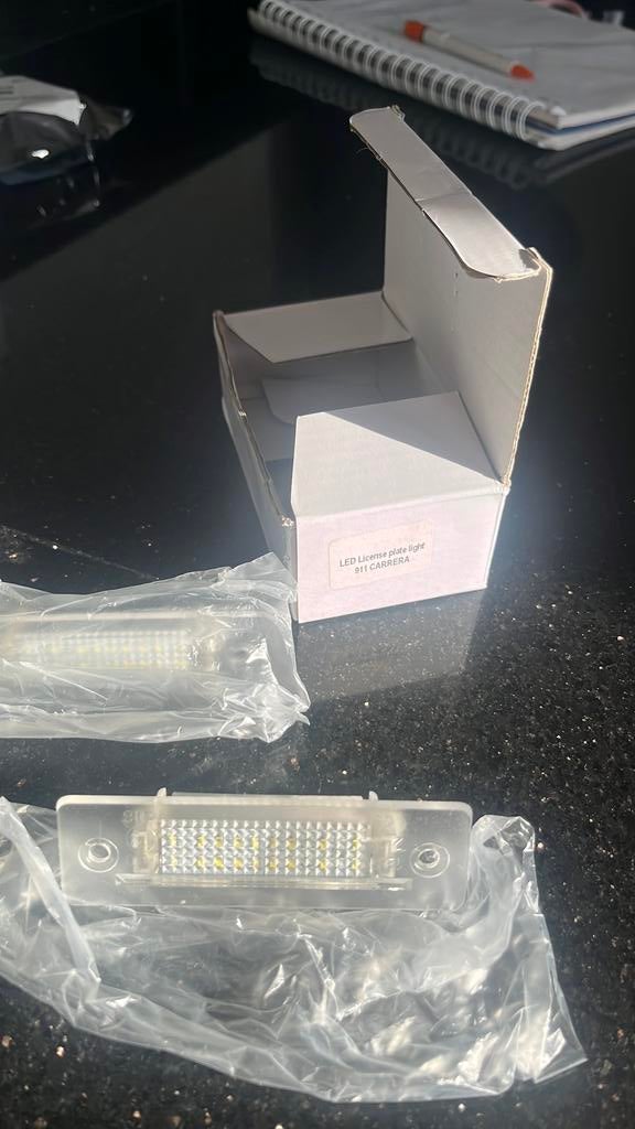 Led kenteken verlichting porche carrera 911, Huis en Inrichting, Led-lamp, Minder dan 30 watt, Nieuw, Overige fittingen
