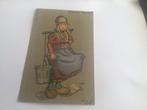Marken melkmeisje Illustrator onleesbaar punaisegaatjes, Verzamelen, Verzenden, Noord-Holland