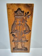 Antieke Koekplank, ca. 1800, dubbelzijdig gesneden, Antiek en Kunst, Ophalen of Verzenden