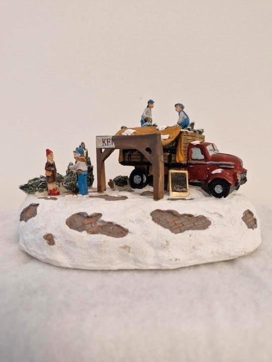 Kerstbomen verkoop typisch Hollands kerstdorp, Diversen, Kerst, Zo goed als nieuw, Ophalen of Verzenden