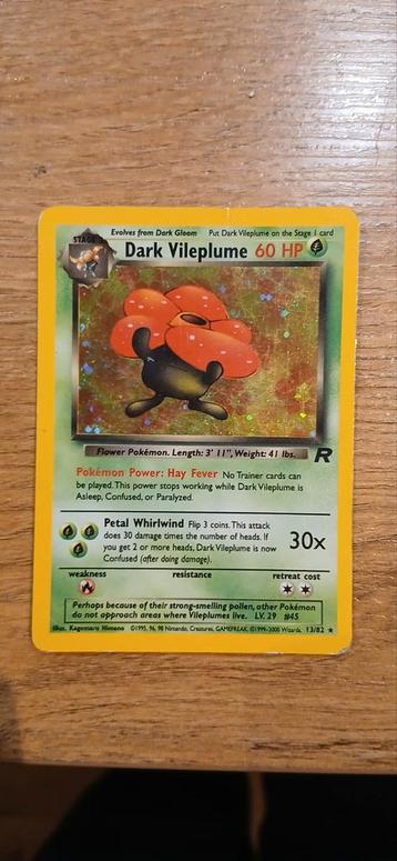 Dark Vileplume Holo Team Rocket 13/82 beschikbaar voor biedingen