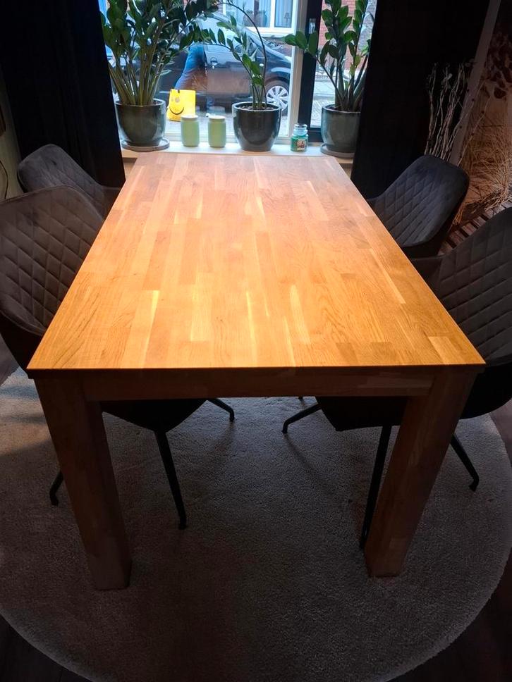 Eikenhouten Eettafel - Robuust & Stijlvol, Huis en Inrichting, Tafels | Eettafels, 50 tot 100 cm, 200 cm of meer, Rechthoekig