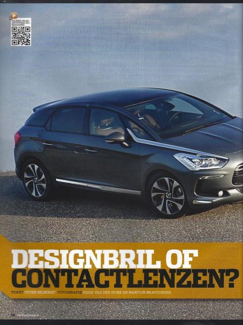 Autovisie Citroen DS5 versus Volvo V60 2012, Boeken, Auto's | Folders en Tijdschriften, Gelezen, Volvo, Ophalen of Verzenden