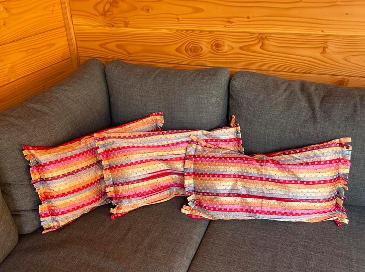 Decoratieve Kussens - Set van 3, Huis en Inrichting, Woonaccessoires | Kussens, Zo goed als nieuw, Overige kleuren, Rechthoekig