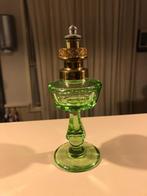 Uranium - Anna groen olie lamp, Antiek en Kunst, Antiek | Glas en Kristal, Verzenden