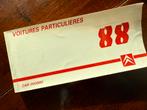 Voitures Particulieres 88, Auto diversen, Handleidingen en Instructieboekjes, Ophalen of Verzenden