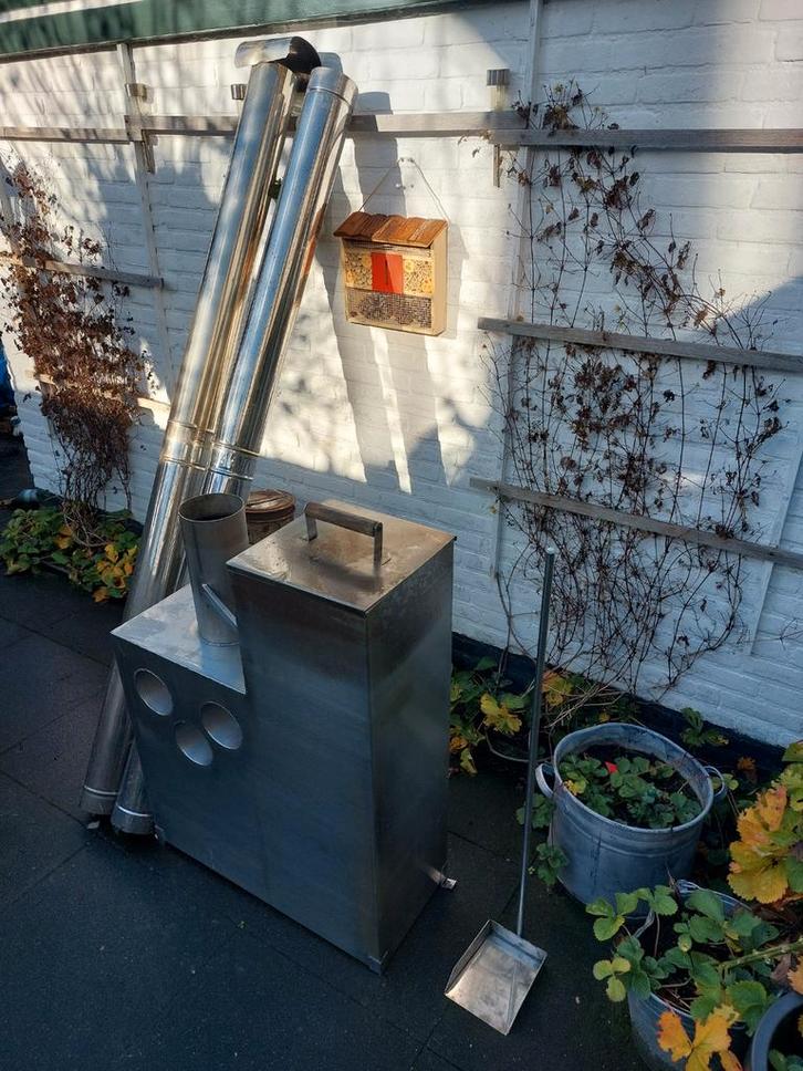 Hottub kachel met toebehoren - weinig gebruikt, Tuin en Terras, Tuinhaarden, Zo goed als nieuw, Ophalen of Verzenden