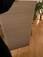 Plissé Gordijn lizzy zand - Bruin/Wit - kwantum, Huis en Inrichting, Stoffering | Gordijnen en Lamellen, Ophalen of Verzenden