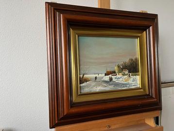 Leen van Vugt, sfeervol wintergezicht beschikbaar voor biedingen