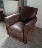 2 Stoelen van geruwd leer, Ophalen, Gebruikt, Twee, Bruin