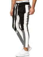 SALES! A10 Grijs witte tapared joggingbroek maat XL, Ophalen of Verzenden, Grijs, Algemeen, Maat 56/58 (XL)