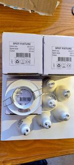 6 inbouw spotjes, Led, Metaal of Aluminium, Nieuw, Ophalen of Verzenden