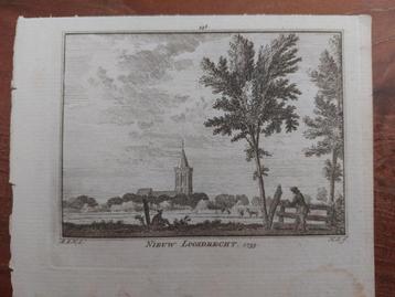 438 / Nieuw Loosdrecht Kopergravure van H. Spilman uit 1757 beschikbaar voor biedingen