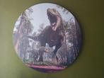 Muurcirkel hout Dino 80cm, Kinderen en Baby's, Kinderkamer | Inrichting en Decoratie, Ophalen, Zo goed als nieuw, Lamp