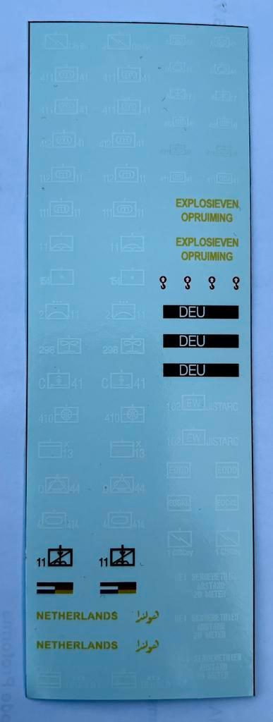 1/35 decals Koninklijke Landmacht, Hobby en Vrije tijd, Modelbouw | Overige, Nieuw, 1:32 tot 1:50, Verzenden