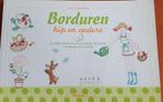 Borduren Hip en Anders - Borduurboek, Ophalen of Verzenden, Zo goed als nieuw, Handborduren, Patroon