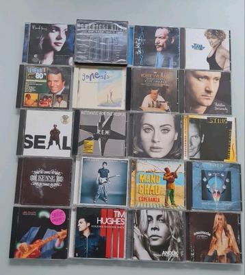 20 pop CD's jaren 80/90/00 beschikbaar voor biedingen