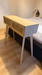 Houten sidetable met lades, Huis en Inrichting, Kasten | Dressoirs, Ophalen, 50 tot 100 cm, Zo goed als nieuw, Met lade(s)