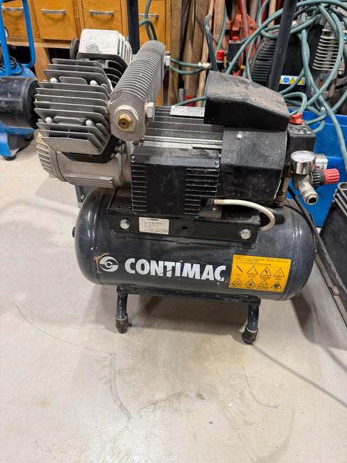 Contimac 90L Compressor, Doe-het-zelf en Verbouw, Compressors, Gebruikt, 6 tot 10 bar, 25 tot 100 liter, Minder dan 200 liter/min