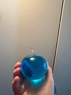 Blauwe glazen appel decoratie, Ophalen of Verzenden, Zo goed als nieuw
