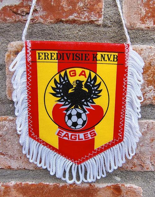 Go Ahead Eagles GA Deventer 1980s prachtige vintage vaan, Diversen, Vlaggen en Wimpels, Zo goed als nieuw, Ophalen of Verzenden