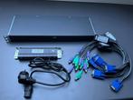 HP KVM Switch 16poorts + Expansion module en Bekabeling, Computers en Software, Netwerk switches, Verzenden, Gebruikt