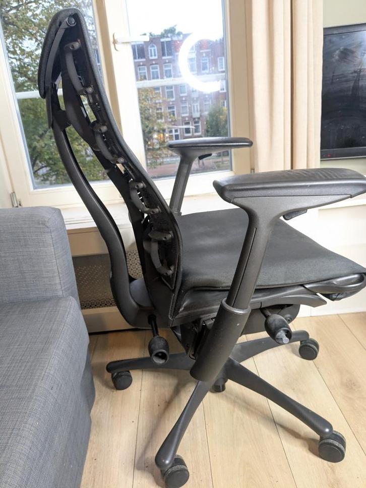 Herman Miller Embody Bureaustoel - Full Options - Sync Black, Huis en Inrichting, Bureaustoelen, Gebruikt, Bureaustoel, Zwart