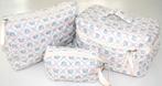 NIEUW TOILETTAS beautycase pouch make-up tasje bloemetjes, Ophalen of Verzenden, Nieuw, Dame