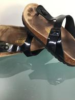 GRATIS VERZENDEN | BIRKENSTOCK Gizeh zwarte slippers 39, Slippers, Verzenden, Zwart, Zo goed als nieuw