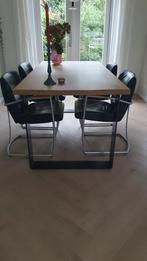 4 design Nomada eetkamerstoelen, zwart., Huis en Inrichting, Stoelen, Ophalen of Verzenden, Gebruikt, Zwart