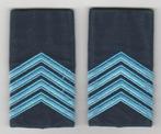 Set rang Sergeant-majoor KLu, Kon Luchtmacht (grijsblauw), Ophalen of Verzenden, Luchtmacht, Nederland, Embleem of Badge