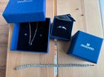 Swarovski blauwe set, Verzamelen, Swarovski, Ophalen, Zo goed als nieuw, Sieraad of Horloge