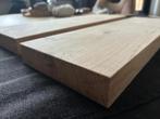 Twee massief eiken wandplanken, Huis en Inrichting, Woonaccessoires | Wandplanken en Boekenplanken, Ophalen of Verzenden, Nieuw