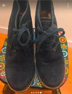 Claris Donkerblauwe Suède Enkellaarsjes Maat 40, Claris, Blauw, Lage of Enkellaarzen, Ophalen of Verzenden