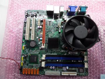 acer moederbord met intel Q9300 beschikbaar voor biedingen
