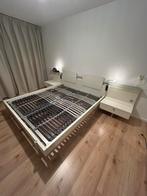 Hülsta ledikant elektrisch verstelbare lattenbodems, Huis en Inrichting, Ophalen, Wit, Tweepersoons, 180 cm