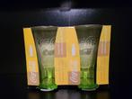 Coca-Cola glazen Mc donalds 2007 geel Set van 2, Ophalen, Nieuw, Frisdrankglas