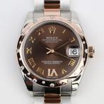 Rolex Datejust Everose Gold Diamond 31 (Zeer goed/ 2014), Staal, Rolex, Polshorloge, Ophalen of Verzenden
