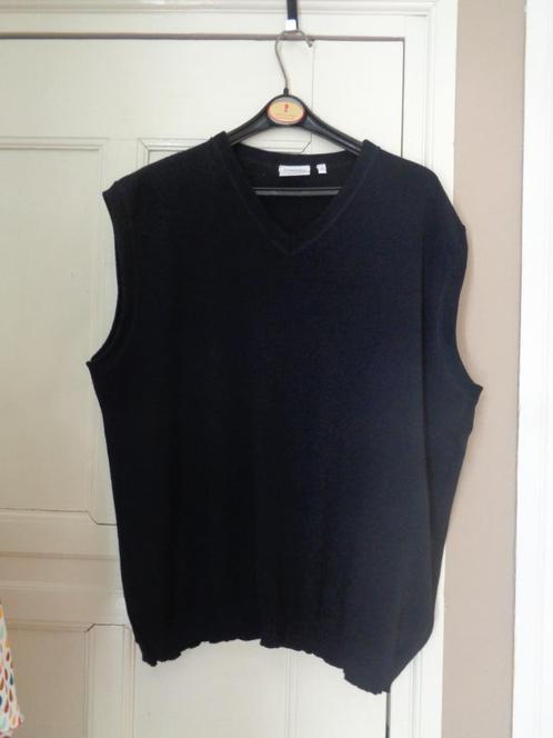 CANDA merinowol/acryl spencer:mt XL, Kleding | Heren, Truien en Vesten, Zo goed als nieuw, Maat 56/58 (XL), Blauw, Ophalen of Verzenden
