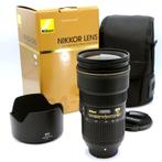 Nikon AF-S 24-70mm F/2.8E ED VR + HB-74 zonnekap, Ophalen of Verzenden, Zo goed als nieuw, Standaardlens, Zoom