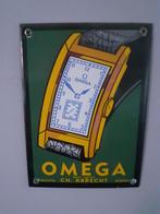 Mooi emaille reclame bordje Omega horloges, Ophalen of Verzenden, Zo goed als nieuw