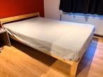 IKEA bed 140x200 met matras, Ophalen, Gebruikt, Eenpersoons, Bruin