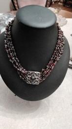 5 snoers granaten collier., Ophalen of Verzenden, Zo goed als nieuw, Zilver