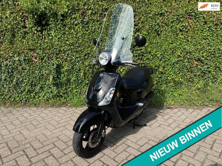 SYM Fiddle 2 45km E5 Scooter NETTE STAAT BETAAL met in3, Fietsen en Brommers, Scooters | SYM, Gebruikt, Fiddle, Benzine