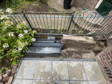 GRATIS opsluitbanden NIEUW antraciet 6x20x100 en 6x15x100 beschikbaar voor biedingen